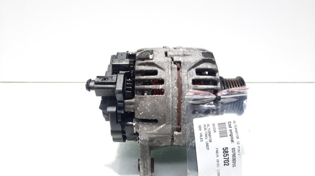 Alternator 90A Valeo, cod 037903025G, Seat Cordoba (6L2), 1.4 benz, BBZ (idi:585702)