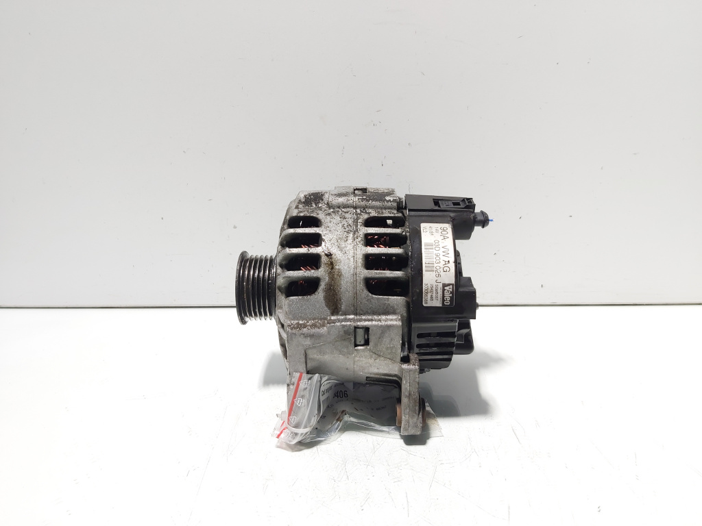 Alternator 90A Valeo, cod 03D903025J, Seat Ibiza 5 (6J5), 1.2 benz, CGP (idi:666406)