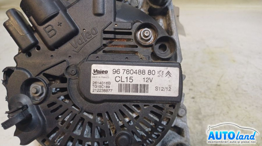 Alternator 9678048880 1.6 HDI Peugeot 3008 2009