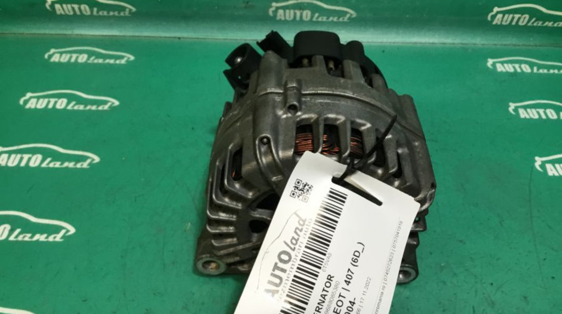 Alternator 9688085380 1.6 HDI Peugeot 407 6D 2004