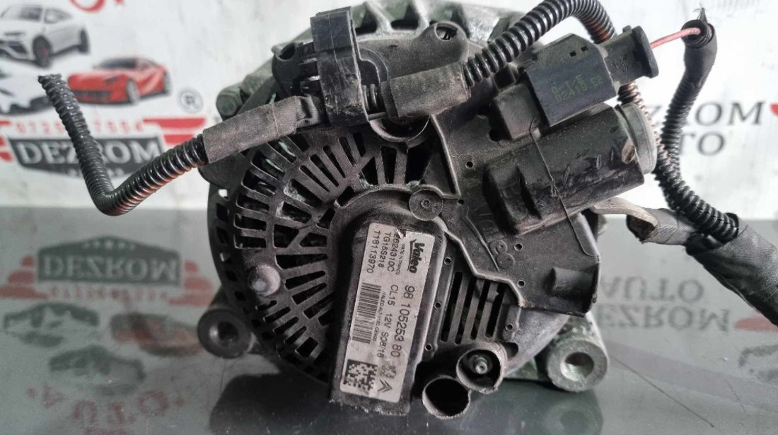 Alternator 9810525380 Peugeot 2008 Break 1.6 BlueHDi 120 cai motor BHZ (DV6FC)