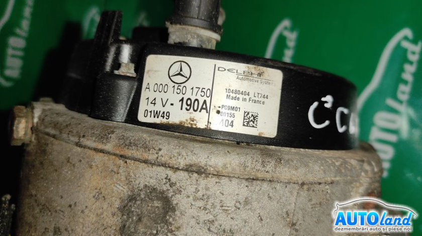 Alternator A0001501750 Racire pe Apa 2.2 CDI,fulie Blocata Mercedes-Benz C-CLASS W203 2000