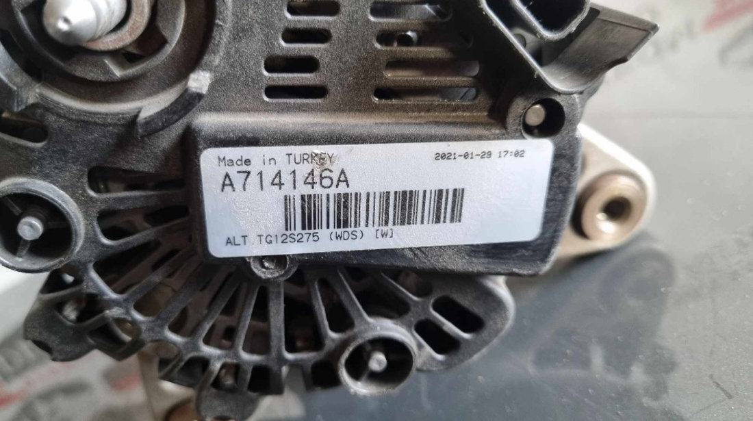 Alternator A714146A / TG12S275 Dacia Lodgy 1.5 Blue dCi 95 cai motor K9K 872