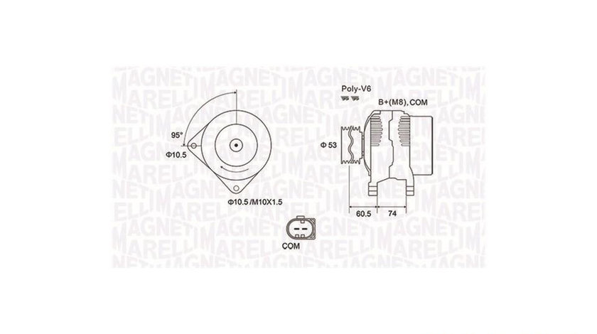 Alternator BMW 7 (E65, E66, E67) 2001-2016 #3 011710891