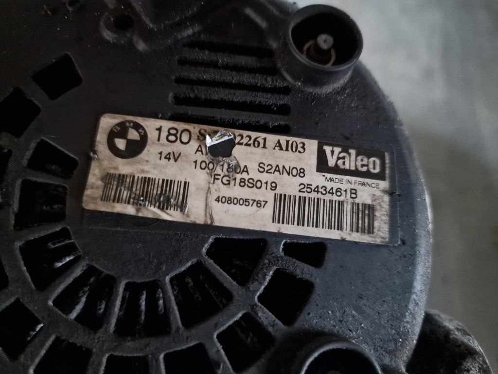 Alternator BMW Seria 3 2.0 d N47 180A 2009 cod 2543461B