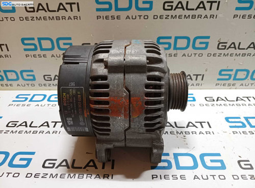 Alternator Bosch 120A Skoda Octavia 1 1.6 1997 - 2010 Cod 028903028F 0123515008 [M7508]