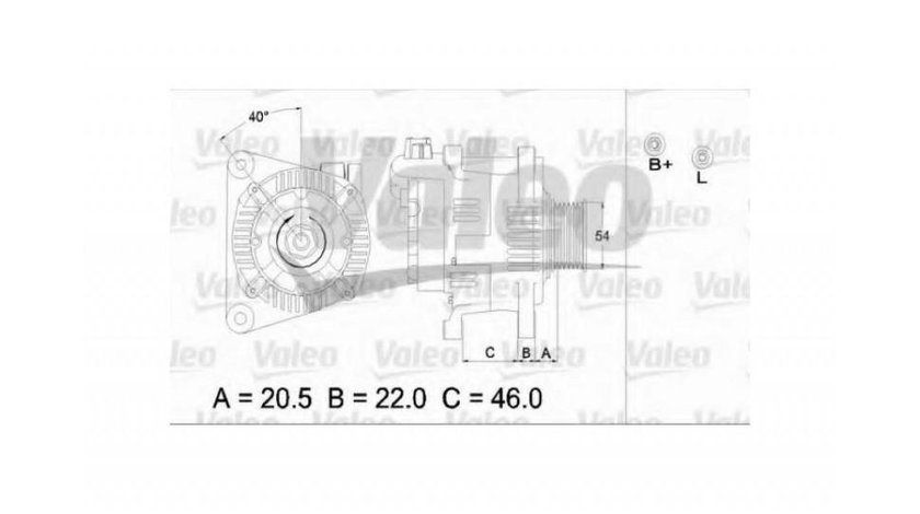 Alternator Citroen DISPATCH platou / sasiu (BU_, BV_, BW_, BX_) 1999-2016 #2 011675