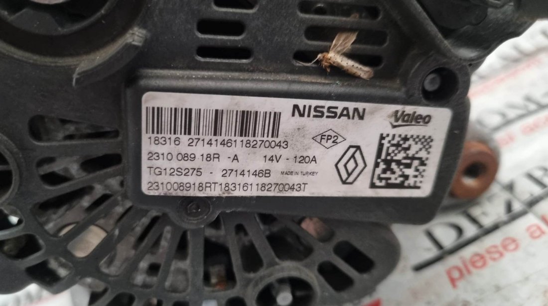 Alternator Dacia Sandero II 1.5 dCi 75cp cod piesa : 231008918R