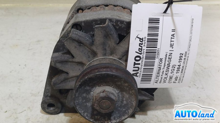 Alternator Diesel Fulie Trapezoidala Volkswagen JETTA II 19E,1G2 1984-1992