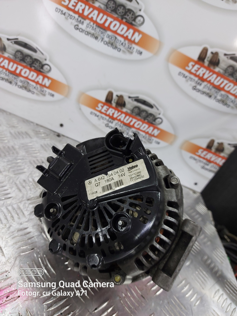 Alternator Mercedes-Benz CLS W218 3.0 Motorina 2012, A6421540402 / 180AMP