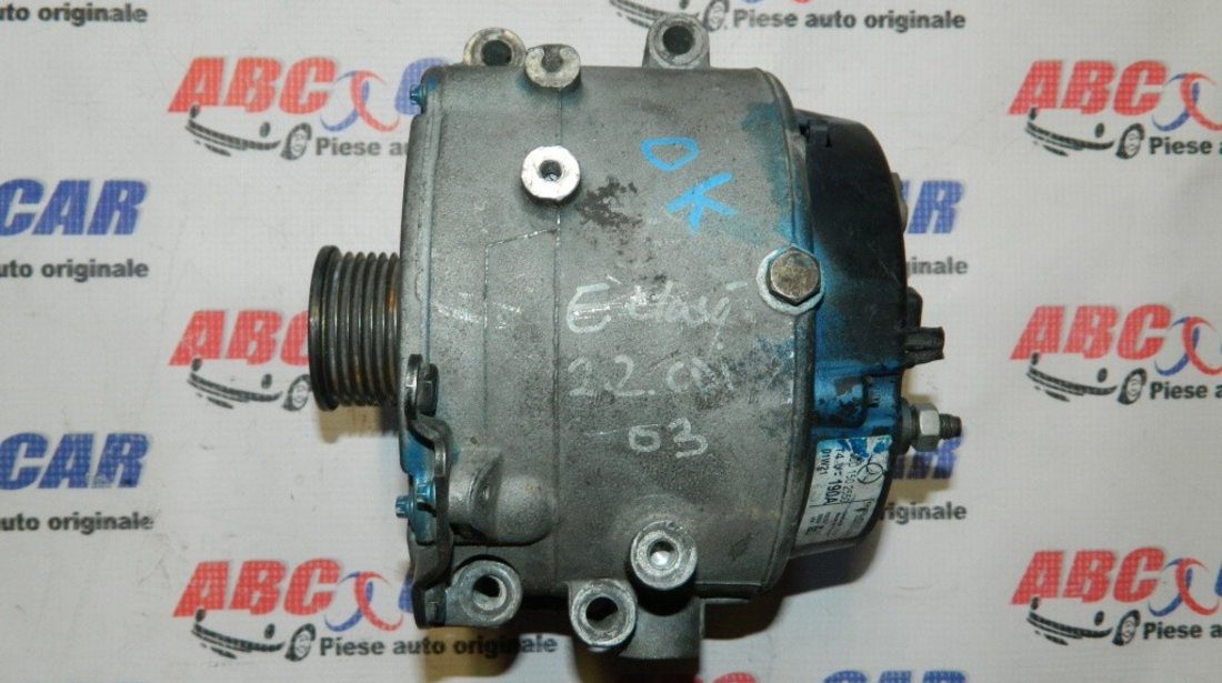 Alternator Mercedes E-Class W210 2.2 CDI 14V 190A cod: A0001502550 / 10480408 model 2000