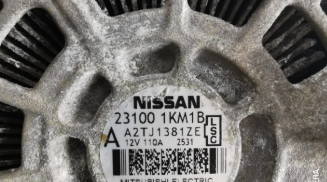 Alternator NISSAN JUKE / 1.6 Benzina / 110 A / An 2014 - 2019 / COD - 23100-1KM1B