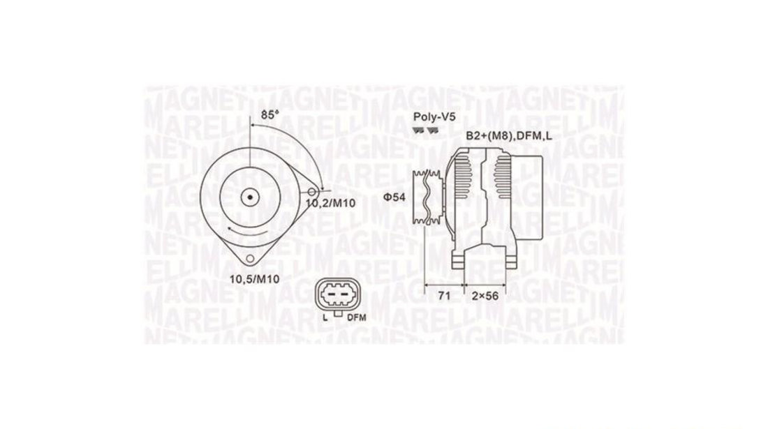 Alternator Opel ASTRA H Sport Hatch (L08) 2005-2016 #3 0124425050