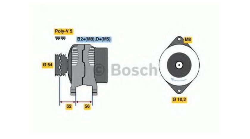 Alternator Opel COMBO Tour 2001-2016 #2 0124415002