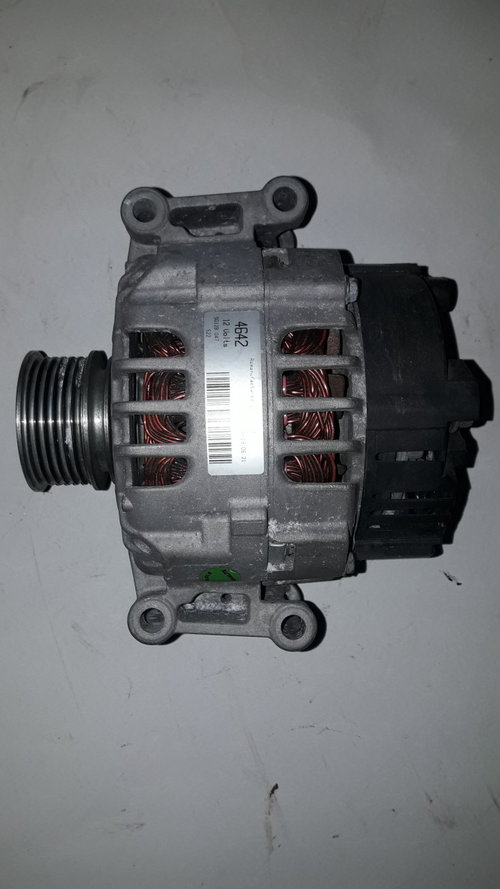 Alternator original Audi/VW, Audi A4 B6, 2001, 2.0 benzina, 131 CP, motor ALT, an 2015, SG12B 047