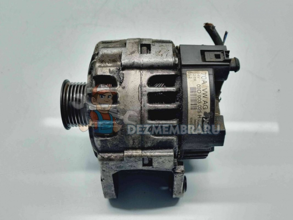 Alternator Skoda Fabia 1 (6Y2) [Fabr 1999-2008] 03D903025H 1.4 Benz AUB 74KW / 100CP