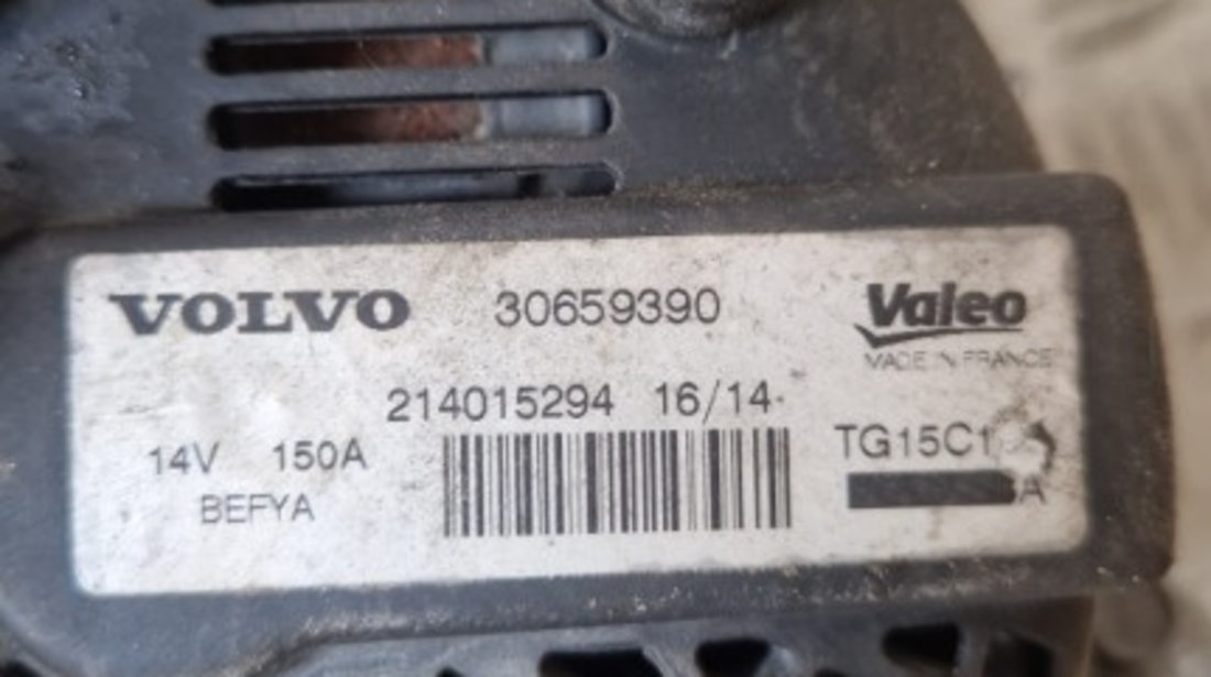 Alternator Volvo V70 1.6 d an de fabricatie 2012 cod motor D416DT cod 36012505 / 30659390