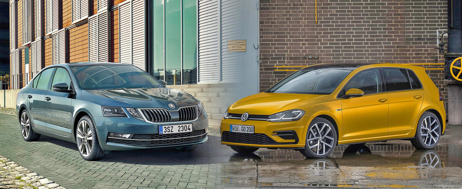 Ambele au acelasi pret, insa ofera retete complet diferite. Skoda Octavia  sau Volkswagen Golf?