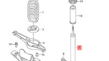 Amortizoare spate Volkswagen Passat B6 1.9 TDI kom...