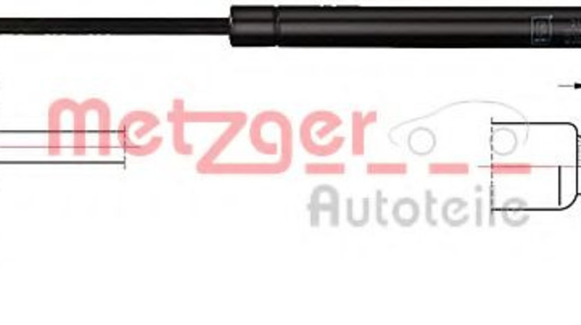 Amortizor capota VW EOS (1F7, 1F8) (2006 - 2016) METZGER 2110456 piesa NOUA