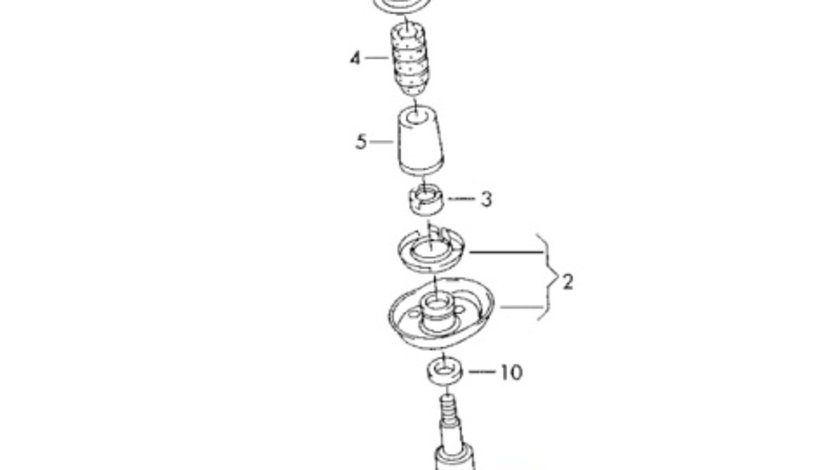 Amortizor fata Audi A4 B7 (8E2) Sedan 2005 2.0 TDI OEM 8E0413031DG