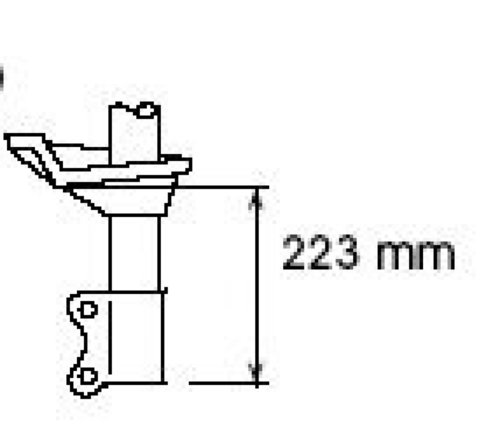 Amortizor NISSAN ALMERA I Hatchback (N15) (1995 - 2000) KYB 333193 piesa NOUA