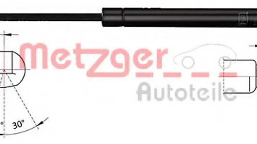 Amortizor portbagaj SAAB 9-5 (YS3E) (1997 - 2009) METZGER 2110356 piesa NOUA