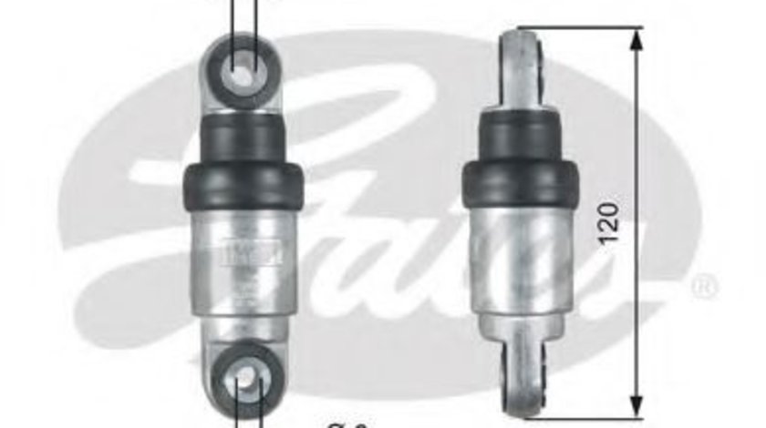 Amortizor vibratii, curea transmisie cu caneluri BMW Seria 3 (E46) (1998 - 2005) GATES T39215 piesa NOUA