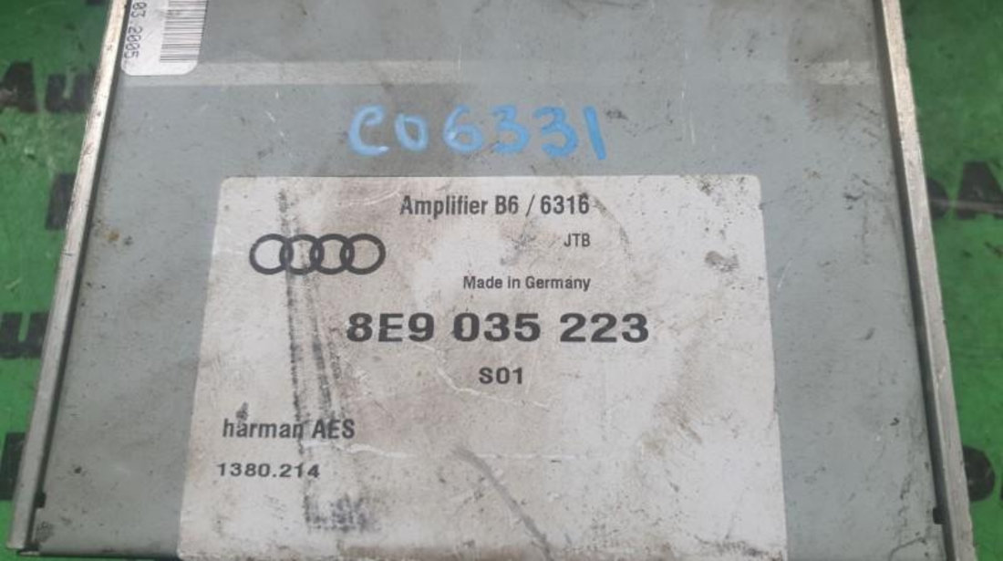 Amplificator audio Audi A4 (2004-2008) [8EC, B7] 8e9035223