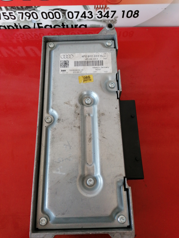 Amplificator audio Audi A6 C6 2.0 Motorina 2008, 4F0910223H / 4F0910223M / 4F0910223K