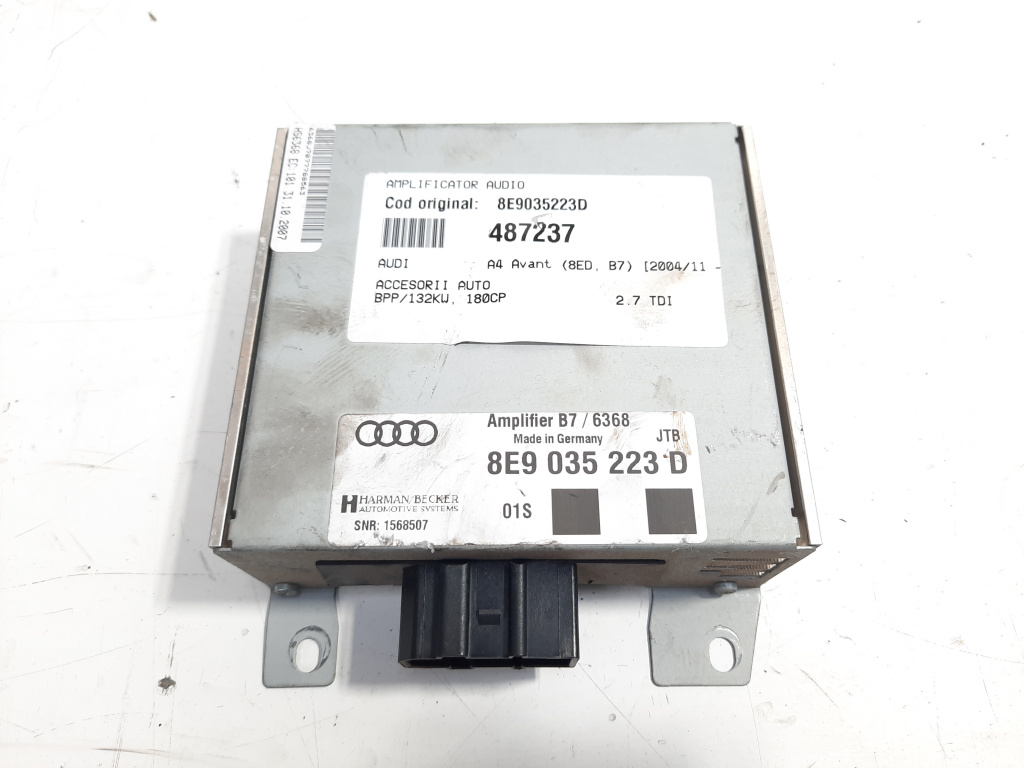 Amplificator audio, cod 8E9035223D, Audi A4 (8EC, B7) (idi:487237)