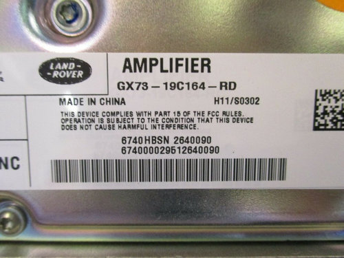 Amplificator Audio Jaguar XE, GX7319C164RD,