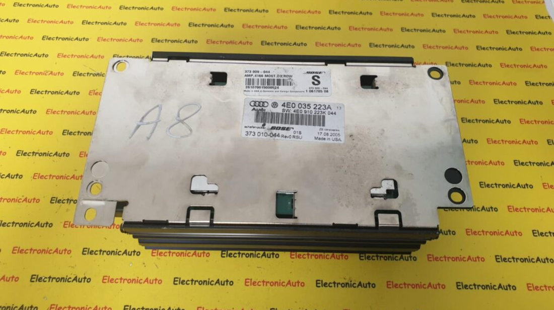 Amplificator BOSE Audi, 4E0035223A, 4E0910223K, 373009044