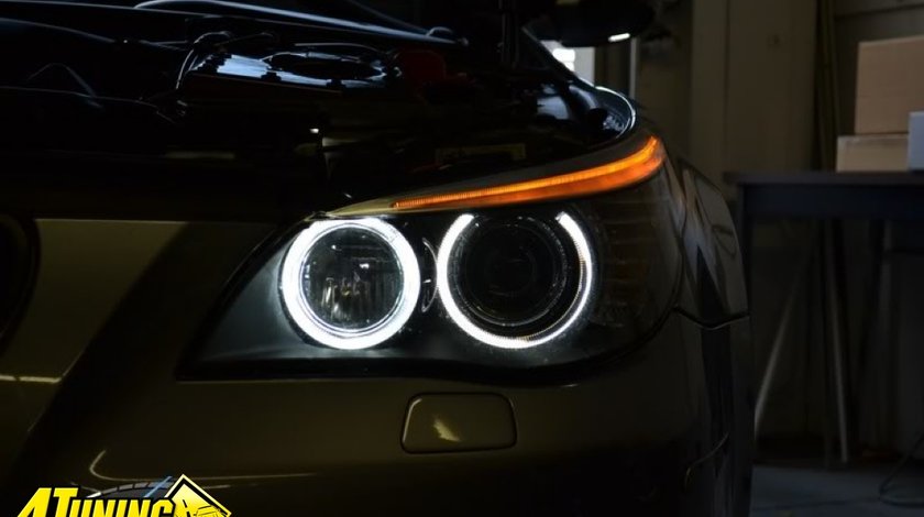 Angel Eyes Bmw e60 LCI dupa 2007 Led Marker H8 120w ⭐️⭐️⭐️⭐️⭐️