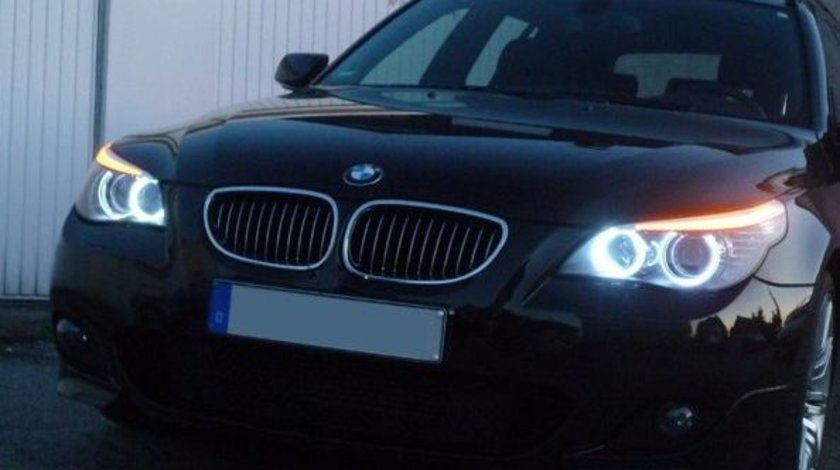 Angel Eyes LED Marker BMW E60 E61 LCI Facelift Halogen LED Marker 20W CREE LED