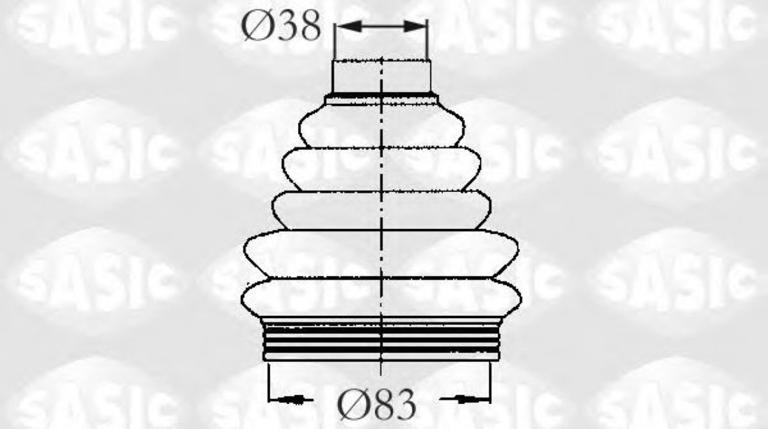 Ansamblu burduf, articulatie planetara CITROEN C5 I (DC) (2001 - 2004) SASIC 2933033 piesa NOUA