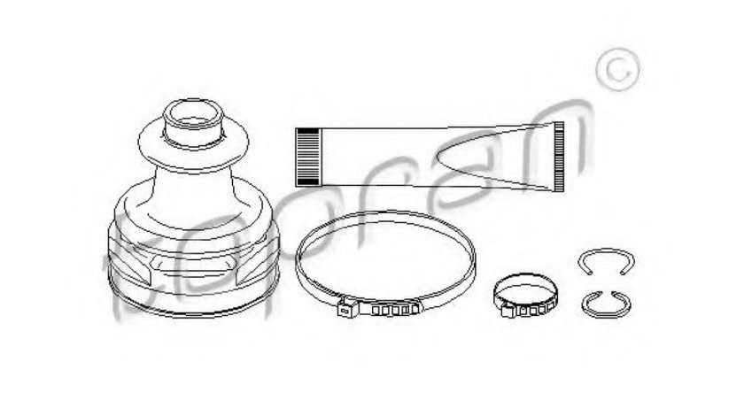 Ansamblu burduf, articulatie planetara FORD MONDEO III Combi (BWY) (2000 - 2007) TOPRAN 301 937 piesa NOUA