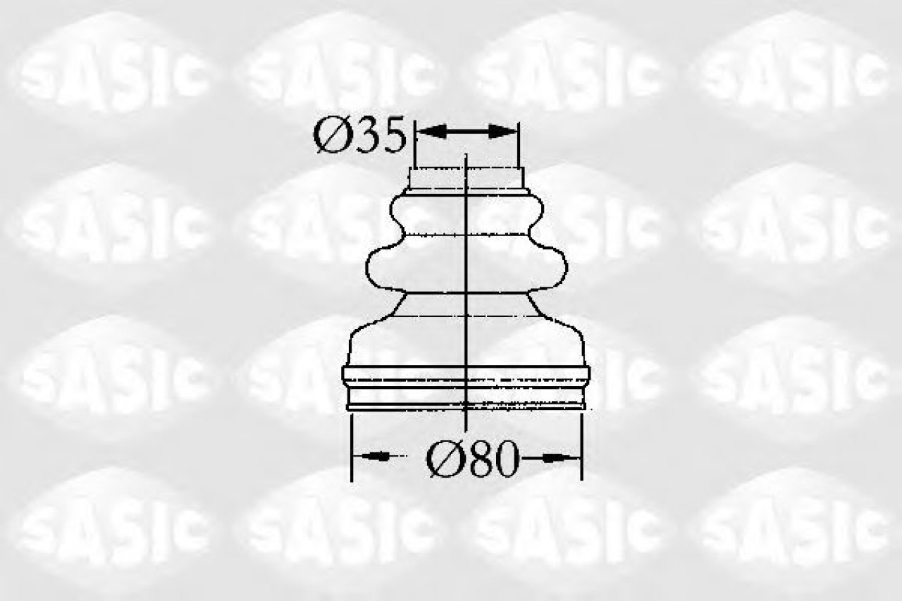 Ansamblu burduf, articulatie planetara PEUGEOT 306 Break (7E, N3, N5) (1994 - 2002) SASIC 2873813 piesa NOUA