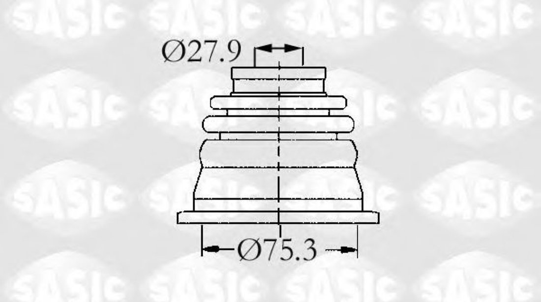 Ansamblu burduf, articulatie planetara RENAULT VEL SATIS (BJ0) (2002 - 2016) SASIC 4003470 piesa NOUA