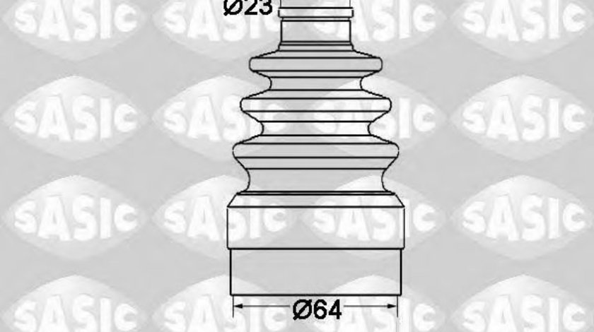 Ansamblu burduf, articulatie planetara RENAULT CLIO III Grandtour (KR0/1) (2008 - 2012) SASIC 1904011 piesa NOUA