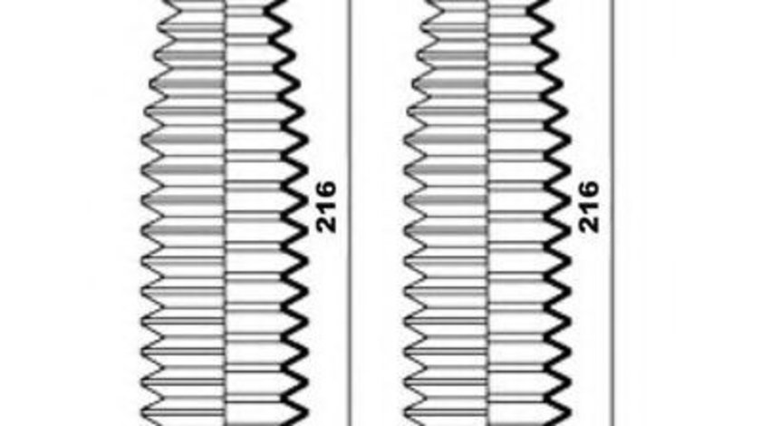 Ansamblu burduf, directie NISSAN PRIMERA Hatchback (P12) (2002 - 2016) MOOG K150243 piesa NOUA