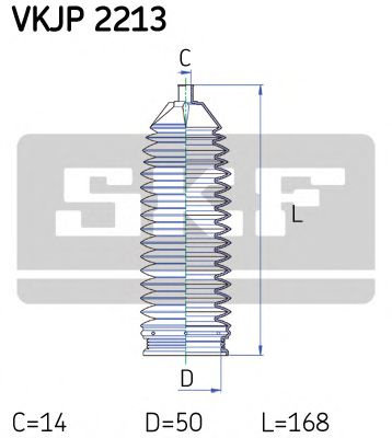 Ansamblu burduf, directie NISSAN X-TRAIL (T31) (2007 - 2013) SKF VKJP 2213 piesa NOUA