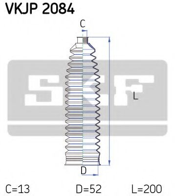 Ansamblu burduf, directie OPEL ASTRA G Limuzina (F69) (1998 - 2009) SKF VKJP 2084 piesa NOUA