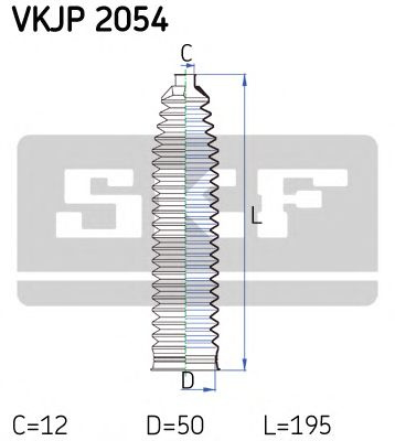 Ansamblu burduf, directie OPEL COMBO Combi (2001 - 2016) SKF VKJP 2054 piesa NOUA