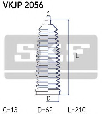 Ansamblu burduf, directie PEUGEOT EXPERT platou / sasiu (223) (1995 - 2016) SKF VKJP 2056 piesa NOUA