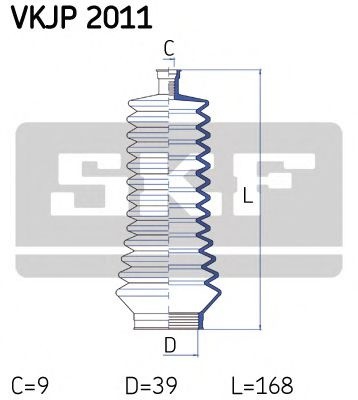 Ansamblu burduf, directie RENAULT SYMBOL I (LB0/1/2) (1998 - 2008) SKF VKJP 2011 piesa NOUA