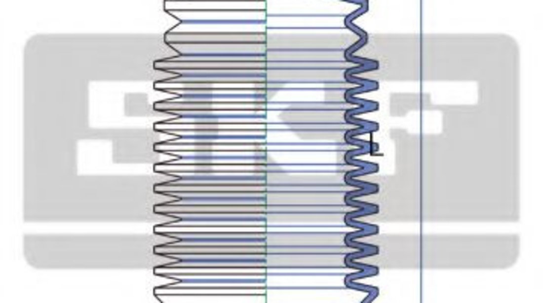 Ansamblu burduf, directie VW TRANSPORTER IV caroserie (70XA) (1990 - 2003) SKF VKJP 2014 piesa NOUA