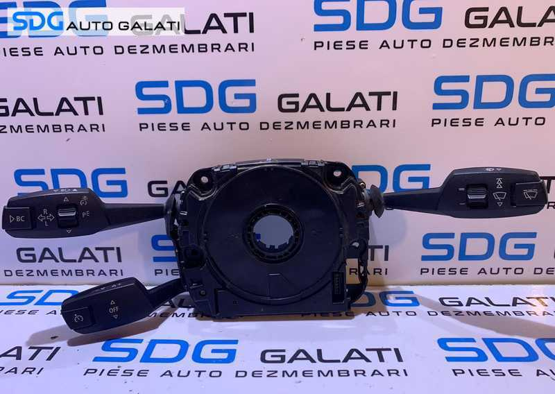 Ansamblu Maneta Manete Semnalizare Stergator Tempomat Pilot Automat BMW Seria 3 E90 2004 - 2010 Cod 6989575 698957502