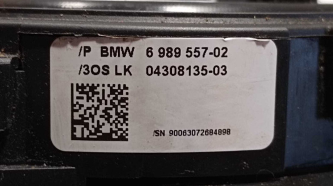 Ansamblu Panglica Spirala Banda Volan cu Maneta Manete Semnalizare Stergator Pilot Automat Tempomat BMW Seria 3 E90 E91 2.0 2004 - 2011 Cod 9123040-02 6989557-02 01208194 01308140 01108160 [M5968] [M5969]