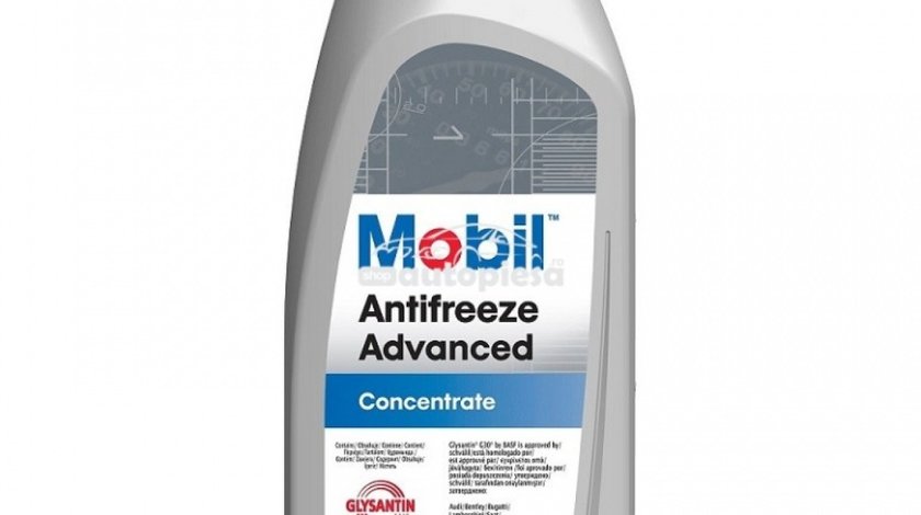 Antigel concentrat MOBIL Antifreeze Advanced G12 / G12+ Rosu / Roz 1 L MOB ANTI ADV 1L piesa NOUA